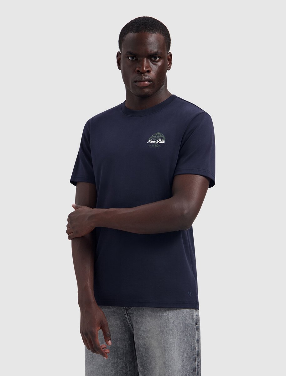 Pure Path T-shirt Rooted Tree Dark Navy (26030102 - 57)