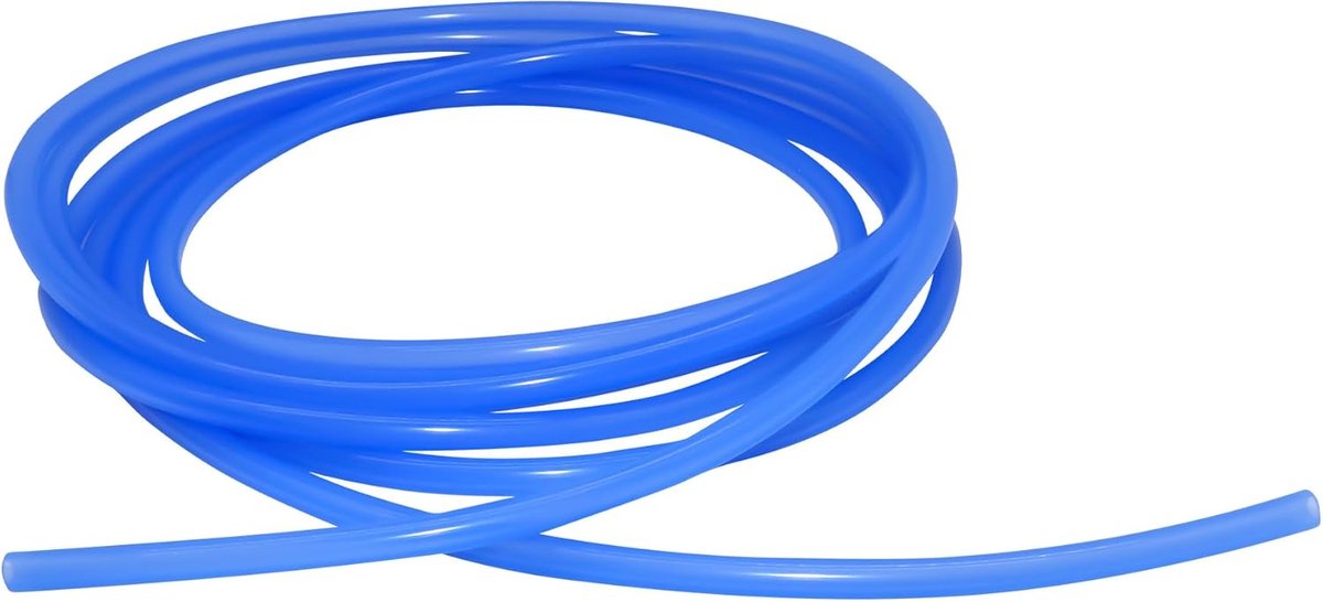 slang, 4 mm ID x 7 mm OD, 3 meter lengte, flexibele siliconen rubber, luchtslang, waterslang voor pompatoverdracht (blauw)