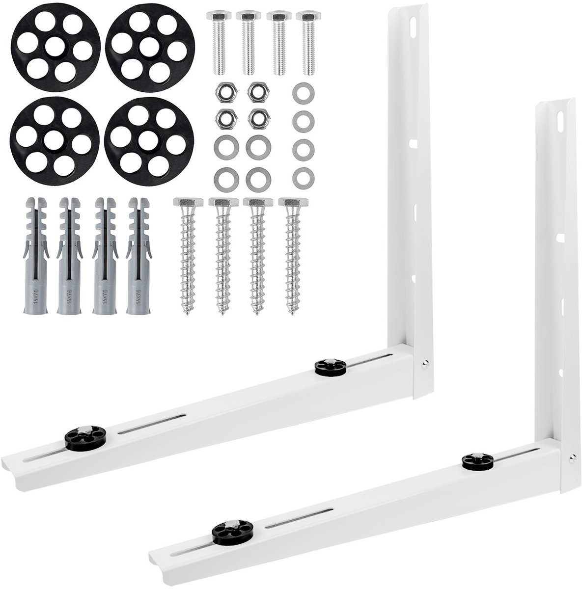 Maclean - Wandbeugel voor airconditioners tot 250 kg - 500 x 550 mm - MC-144