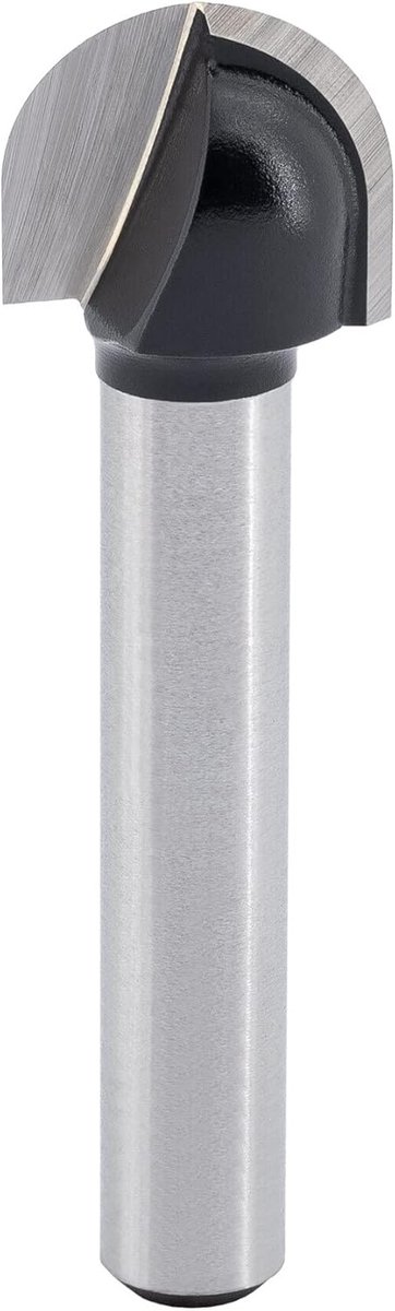 SnelShoppen - Multifunctionele Frees Cutter - 6 mm Shank, 12 mm Diameter, Dubbelzijdig, Houtbewerking, Carbid - Perfect voor Ronde Groeven en Profielr