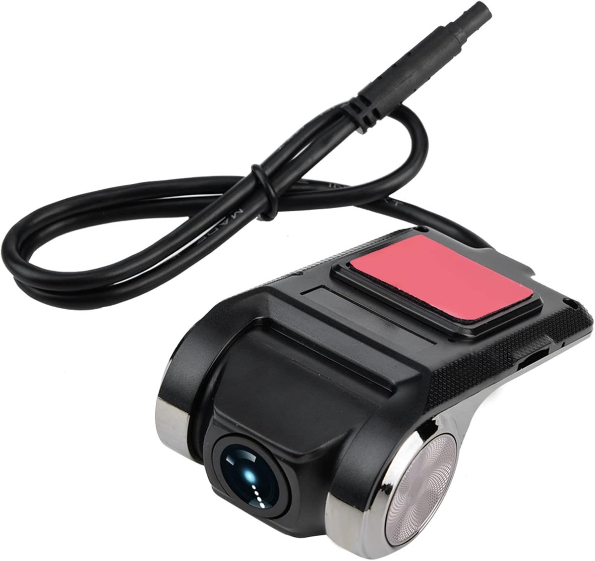 SnelShoppen - HD 1080P Dash Camera DVR met GPS, ADAS, Slimme Rij Recorder voor Auto's, Kleine en Ruimtebesparende Dashcam, Ondersteunt TF Kaart tot 32