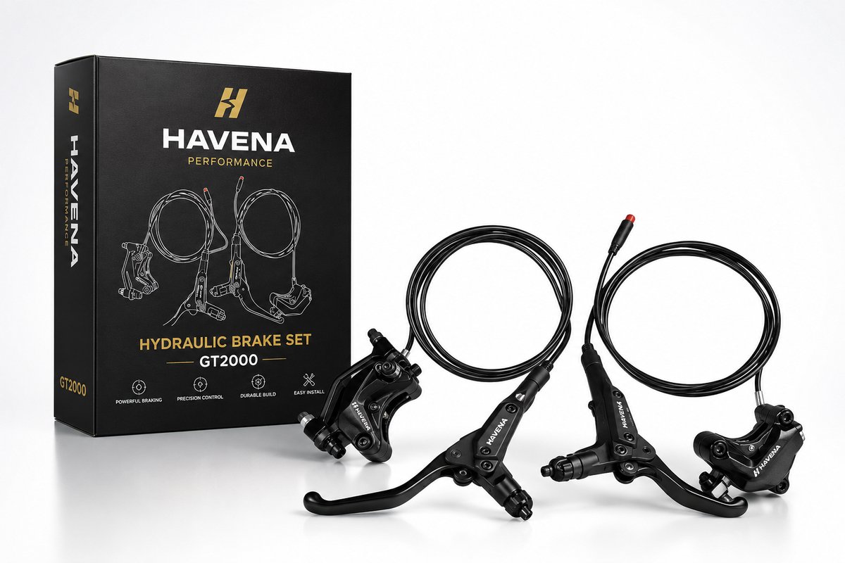 Havena - Ouxi GT2000 remsysteem gevuld - Skinnybike remsysteem