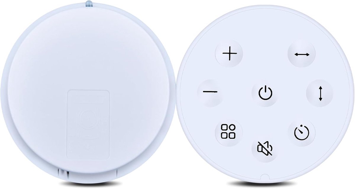 SnelShoppen - Vervangende afstandsbediening voor Staande Ventilatoren - Universeel, Compact, Wit, Geluidsniveau 20 dB, Ideaal voor Thuis, Kantoor, Sla