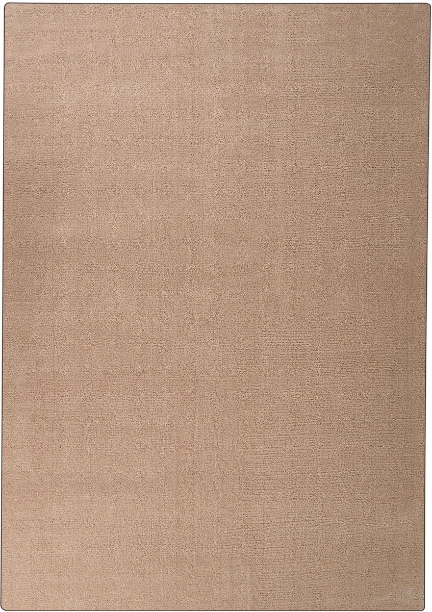 DEMRE - Shaggy vloerkleed - Zandbeige -160 x 230 cm - Polyester