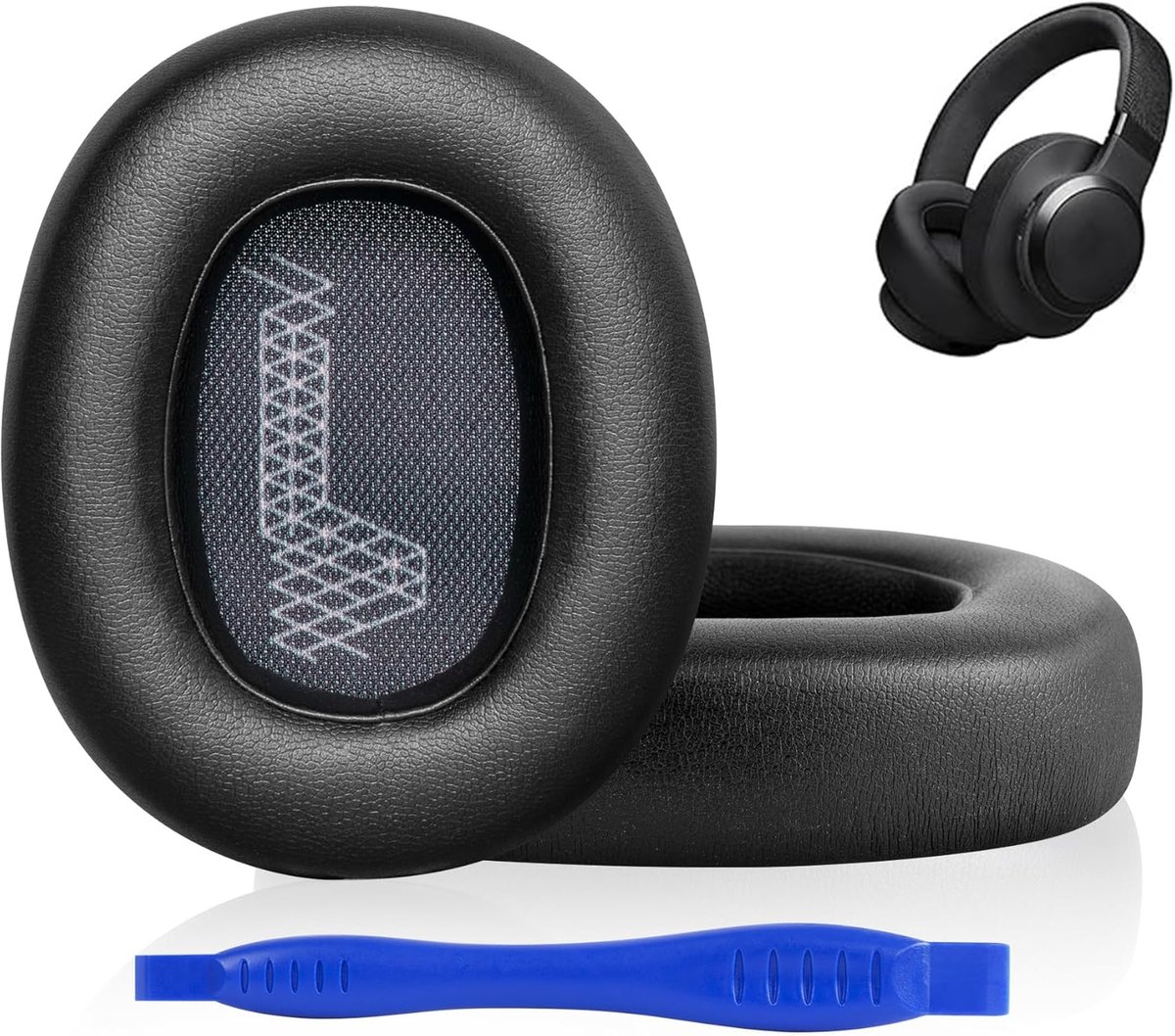 SnelShoppen - Vervangende Oorkussens voor Over-Ear Hoofdtelefoons - Geschikt voor E65, Live 650 en Duet NC - Comfortabel, Duurzaam en Perfecte Pasvorm