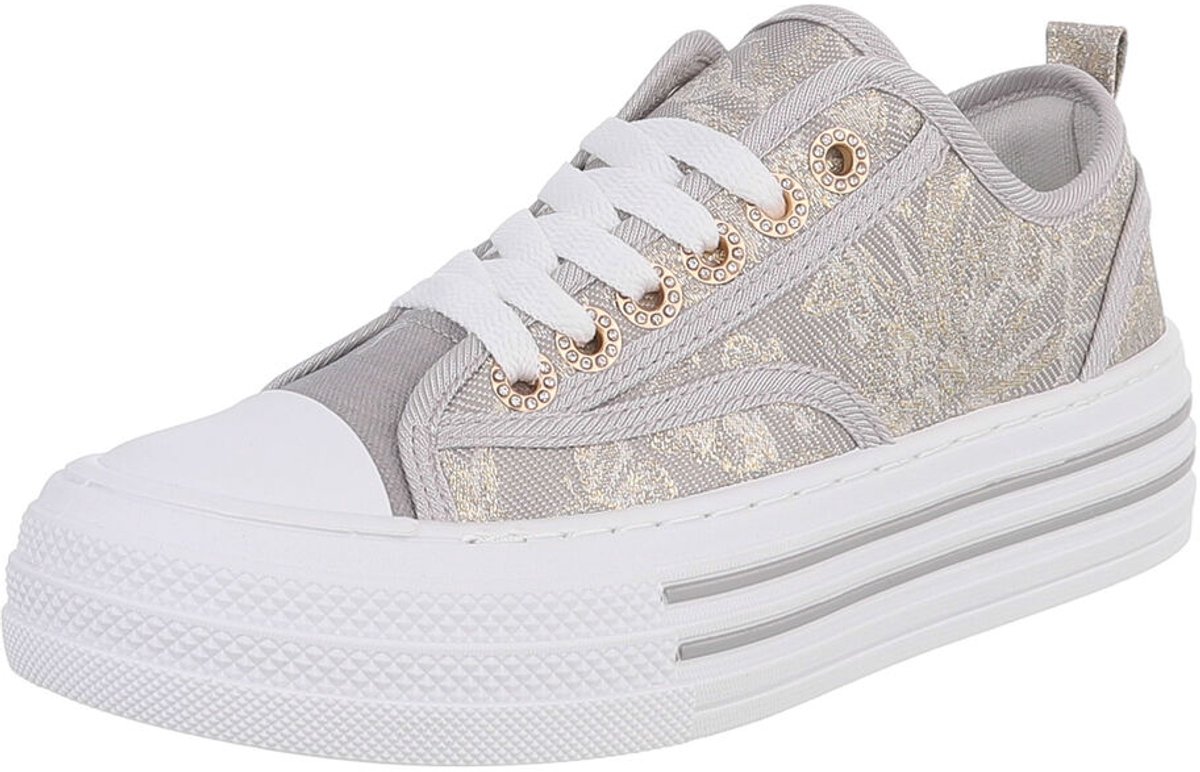 Sneaker met platformzool - dames casual Mt:40