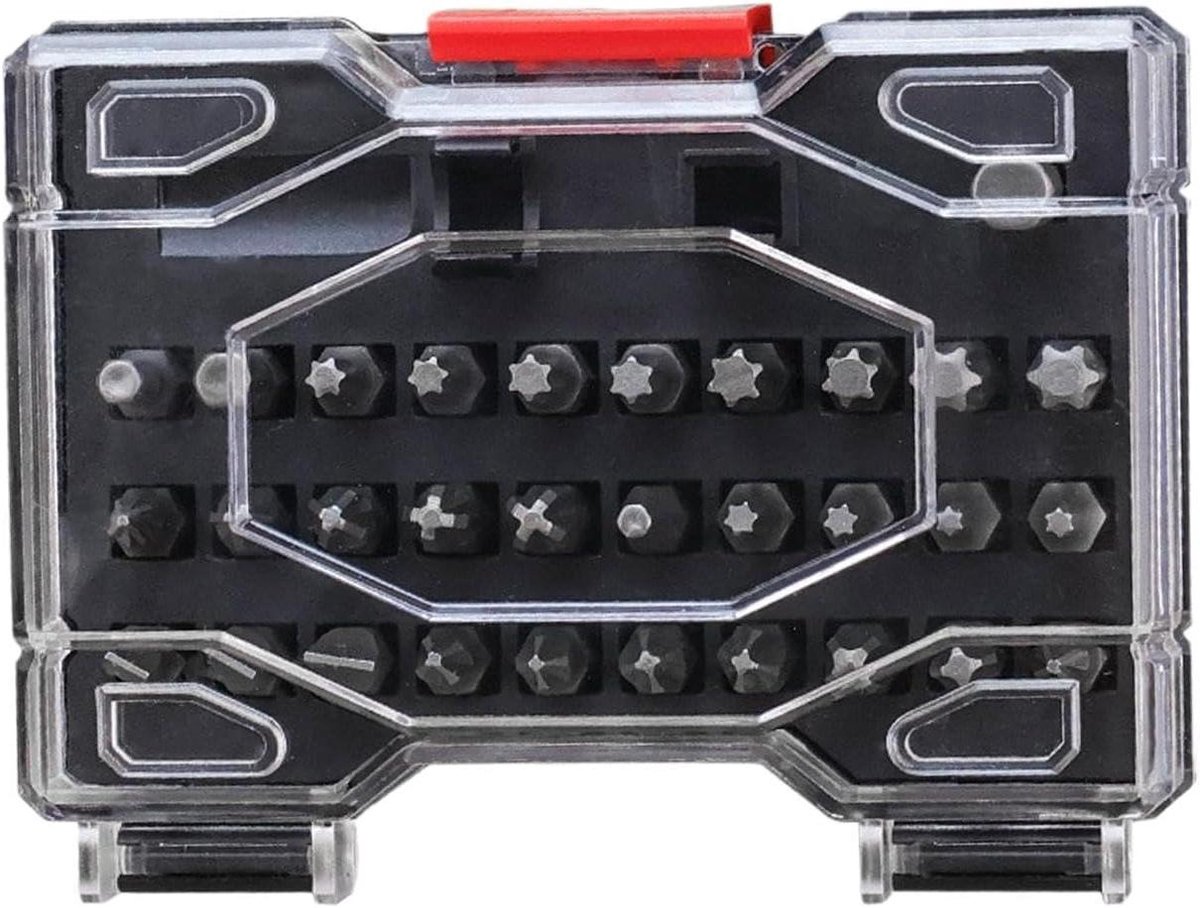Elektrische Schroevendraaier Bitset - Precisie Gereedschapsset - Apparaten Repareren - Magnetische Bits - 10.8 cm - Grijs