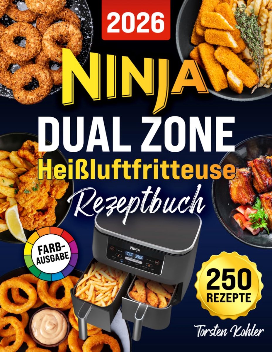 SnelShoppen - Heißluftfritteuse Receptboek voor de Ninja Dual Zone - Eenvoudige en heerlijke recepten voor het hele gezin, met twee korven voor knappe