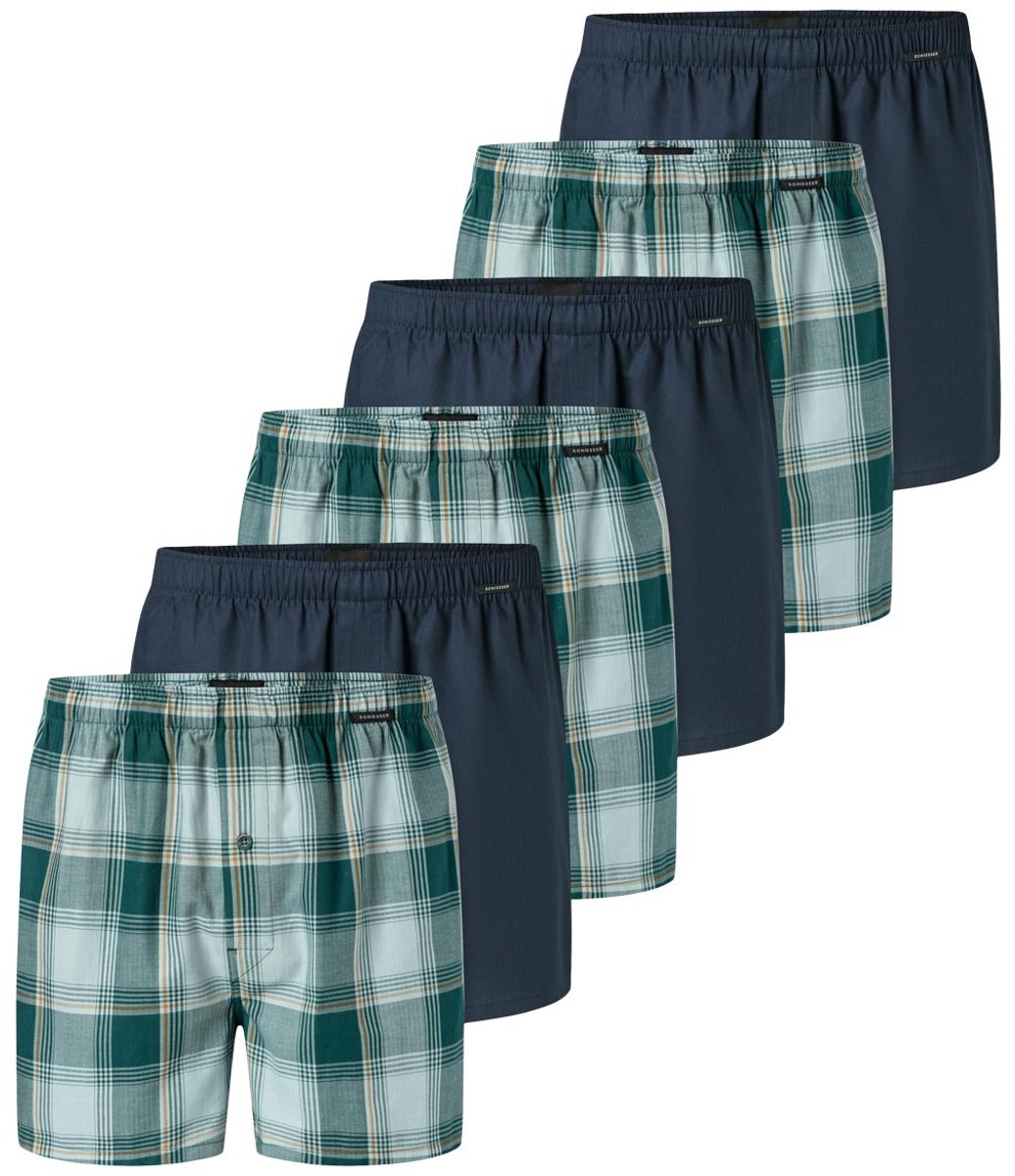 Schiesser Heren boxershort 6 pack Web