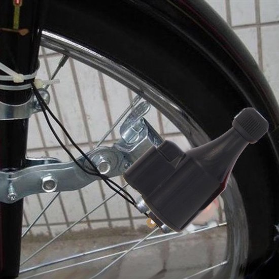 Fietsverlichting Set - Voorlicht Achterlicht - Fietsveiligheid - Dynamo Aangedreven - Universeel - Zwart — afbeelding 3