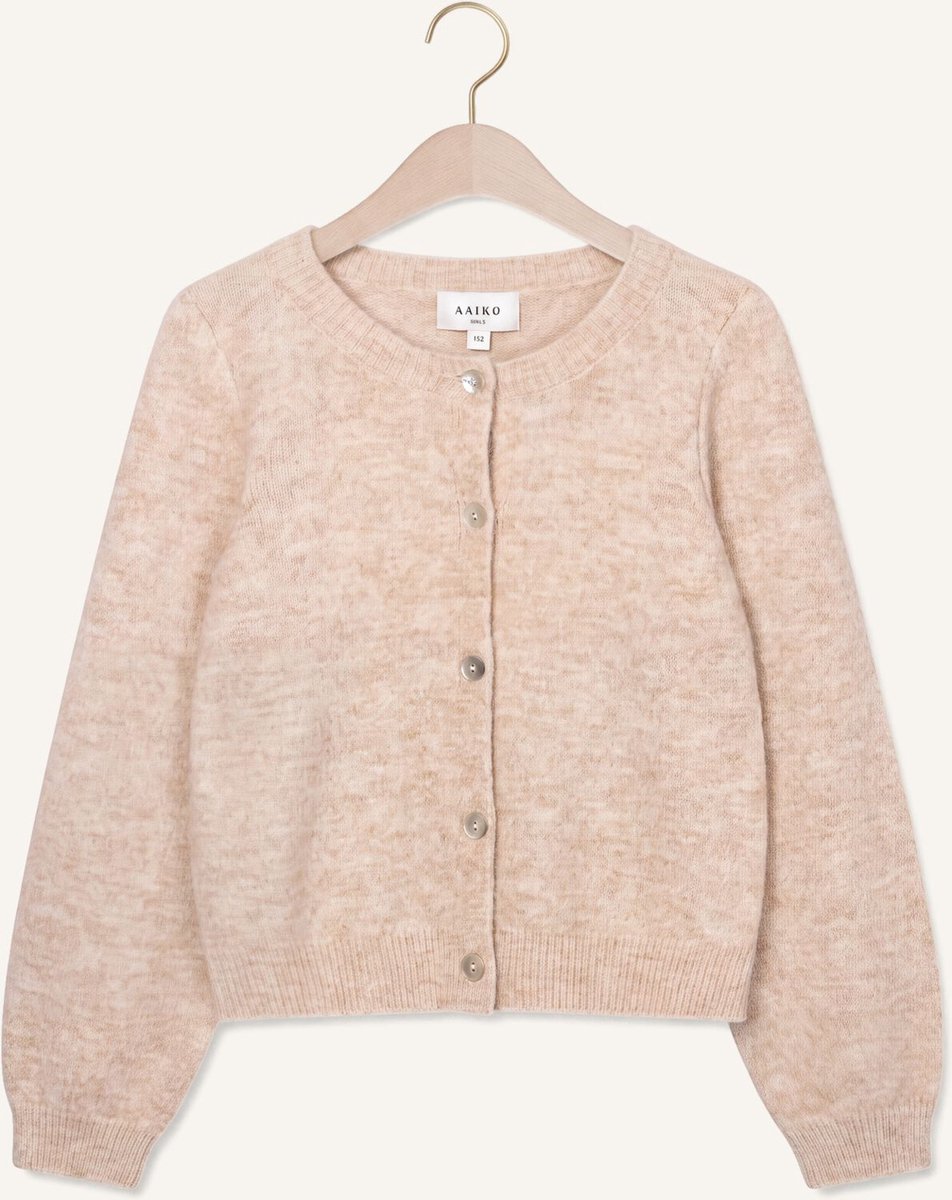 Ai&Ko Jady Wp 350 G Truien & Vesten Meisjes - Sweater - Hoodie - Vest- Beige - Maat 152
