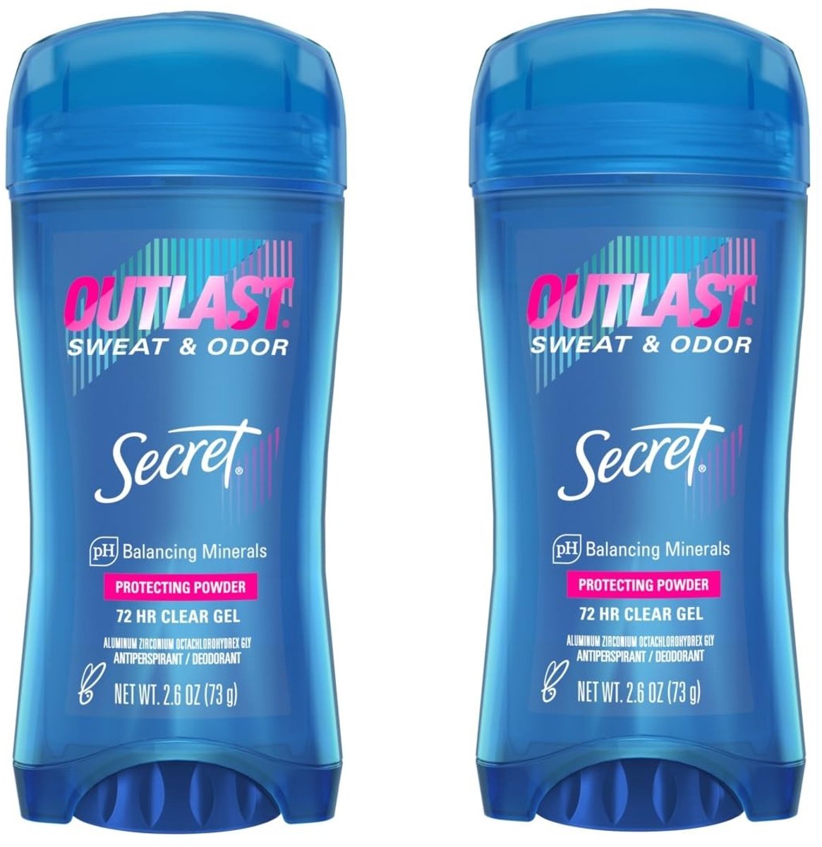 Omgoods - Antitranspirant en Deodorant Gel voor Dames, 2 stuks