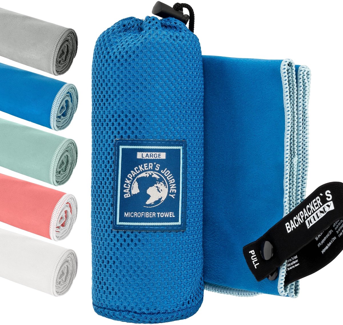 Omgoods - Microvezel Reis Handdoeken Set - Lichtgewicht en Antibacterieel