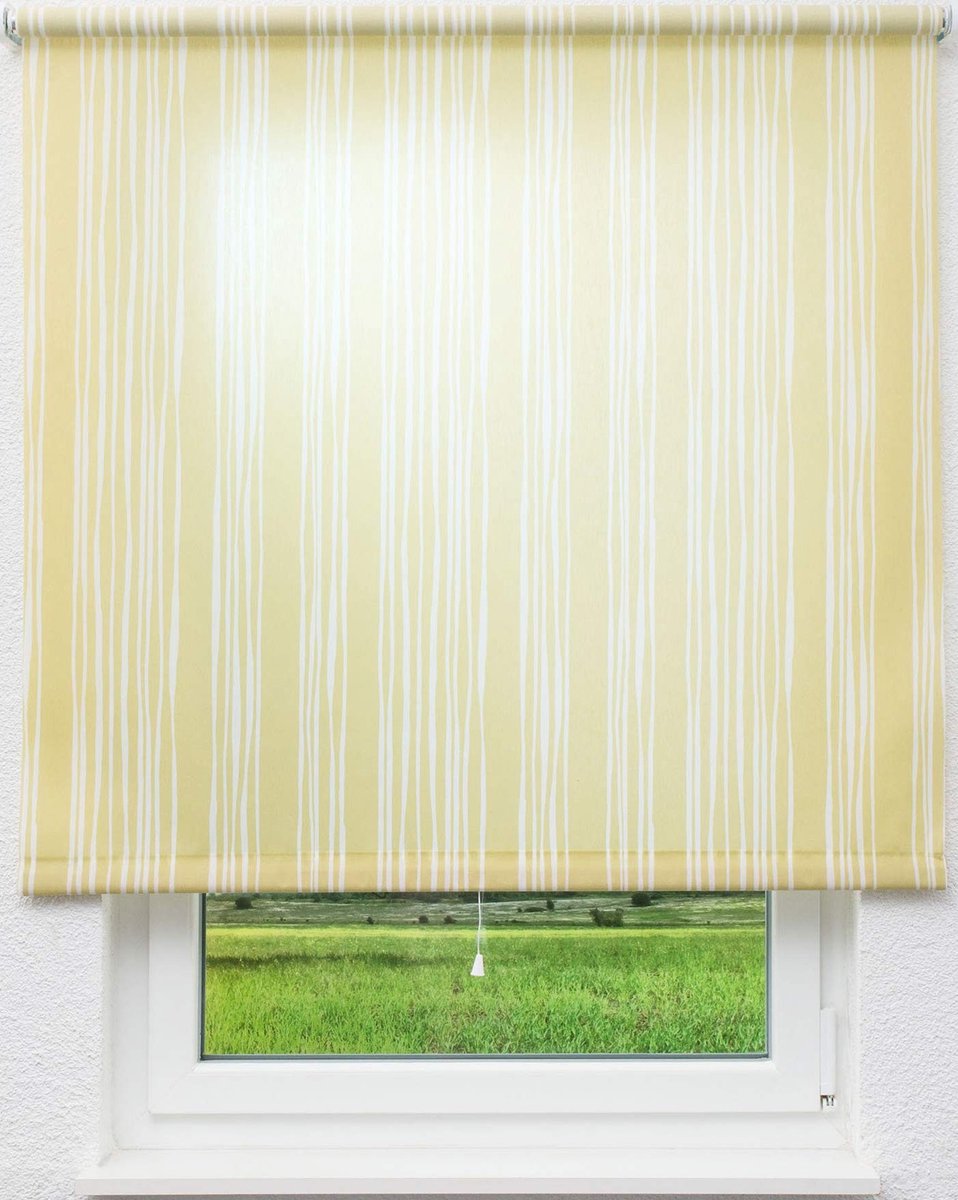 Omgoods - Sunlines Decoratieve Verticale Rolgordijn, Groen, 102 x 180 cm