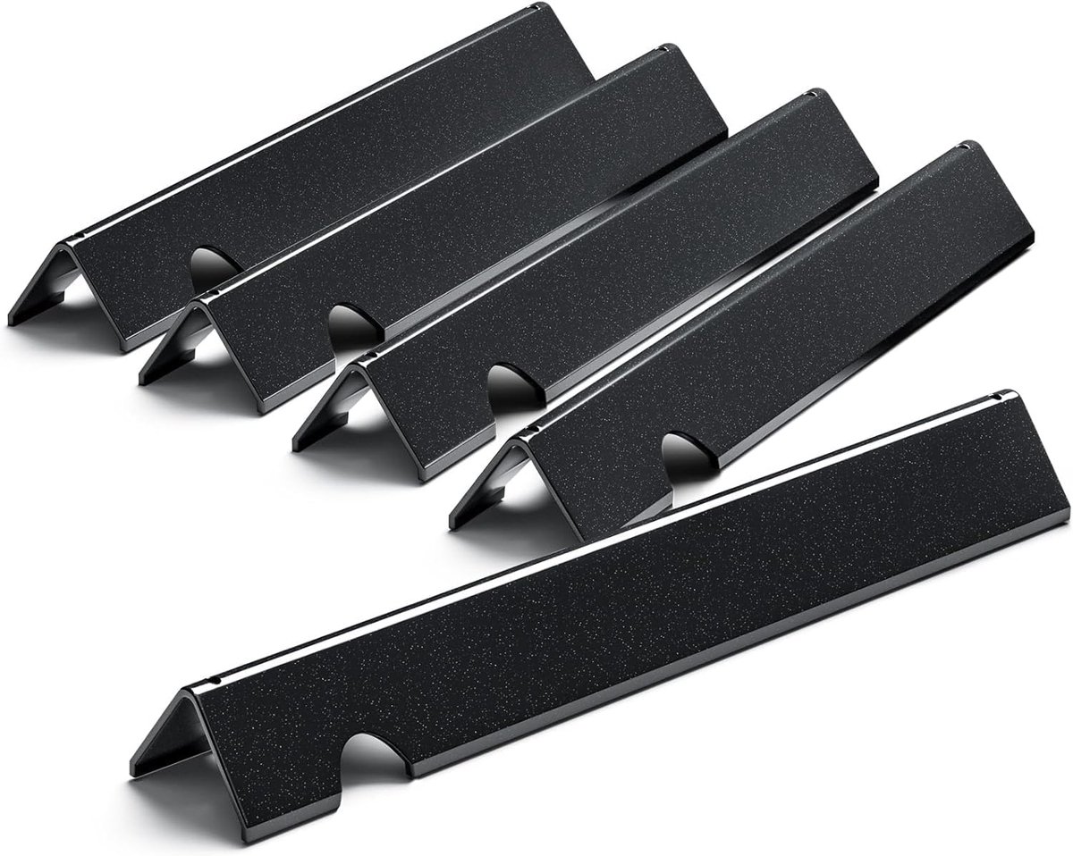 66032 43.8CM Porselein Geëmailleerde Flavorizer Bars voor Genesis II 210, 240, II E/S-310/335, II E-330, II LX S/E-340 (2017 en nieuwer) Gasgrills, Warmteplaten voor Weber 66795