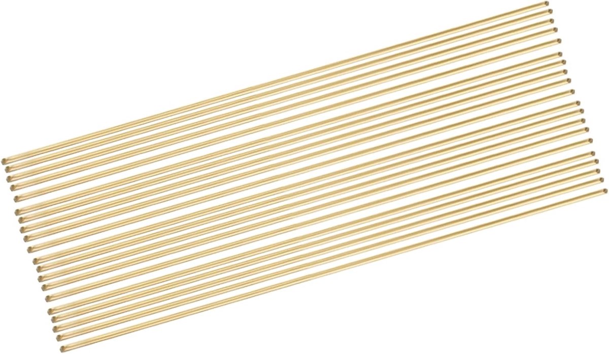 20 stuks lasstaven, goudmessing, soldeerstaven, reparatie, lasaccessoires, soldeerverbruiksmaterialen 1,6 mm x 240 mm, 865 °C ~ 890 °C smeltpunt