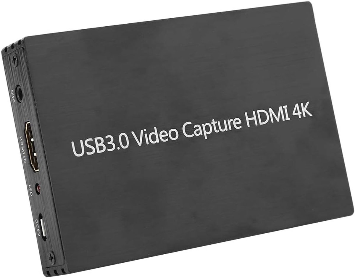 Video Capture Card - Opname Box HDMI Recorder - Video Opnemen - 1080p HD Loop - 300-350MB/s - Zilver thumbnail 4