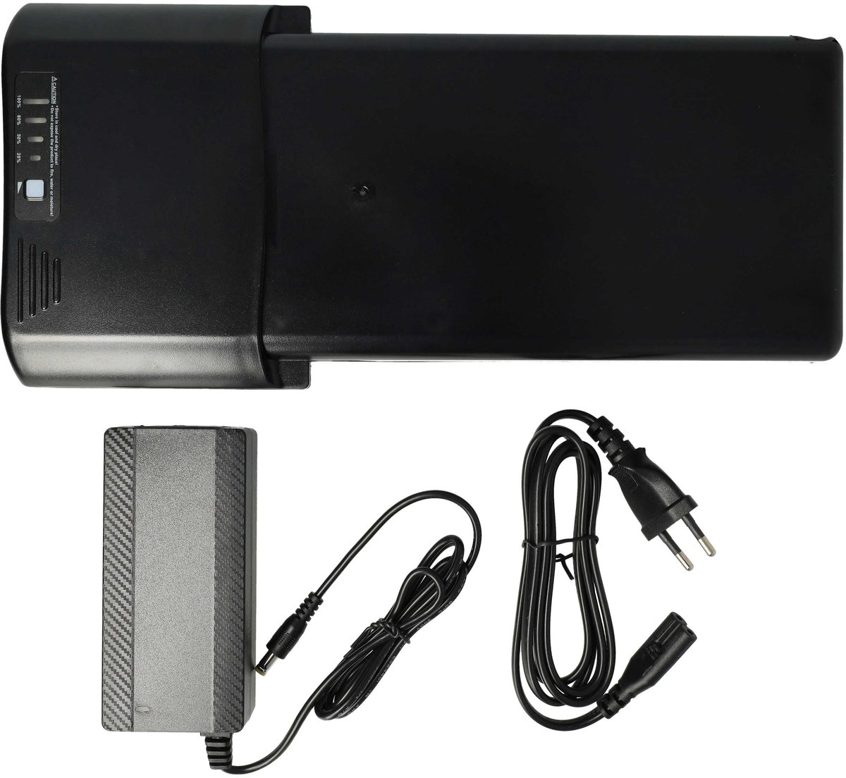 vhbw-accu compatibel met Columbus BIG APPLE, eCity COMFORT, eCargo CARGO e-bike (12 Ah, 36 V, Li-ion, incl. oplader) - Zwart