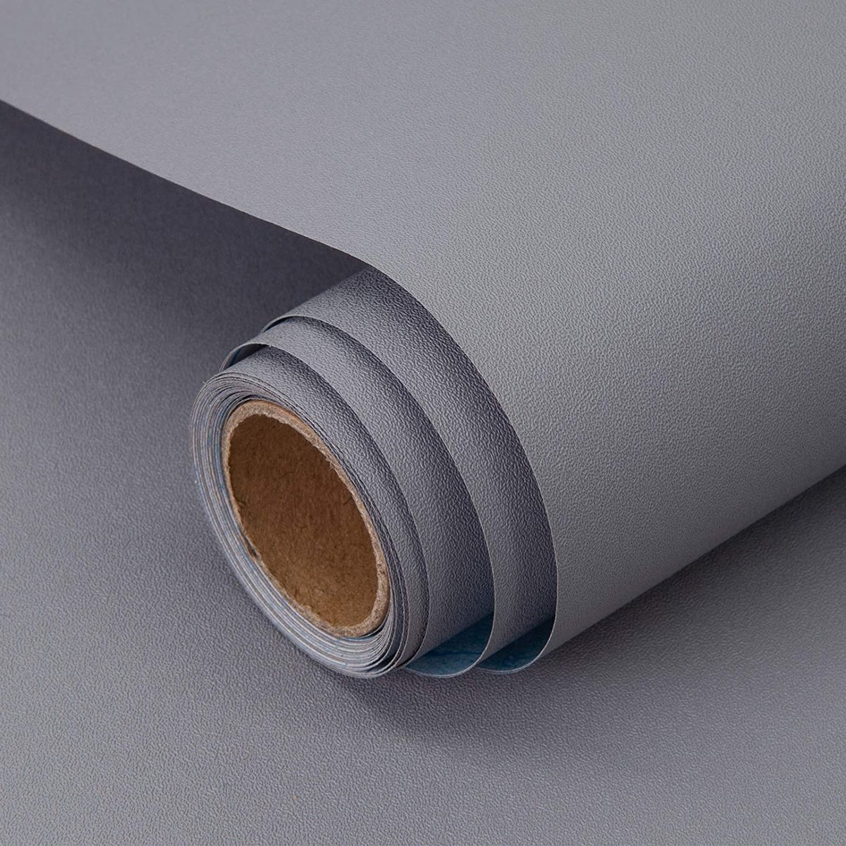 Omgoods - Zelfklevend Behang Grijs 90x500cm voor DIY Projecten