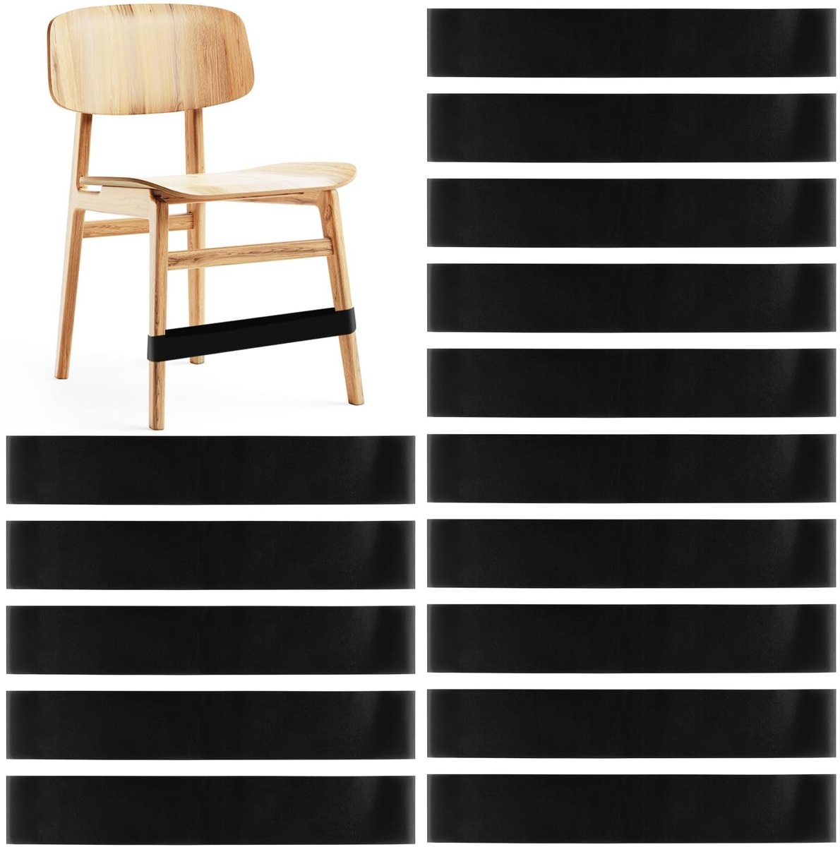 Omgoods - 15Pcs Kids Chair Bands met Fidgety Feet voor Kinderen - Verbeter Concentratie in de Klas