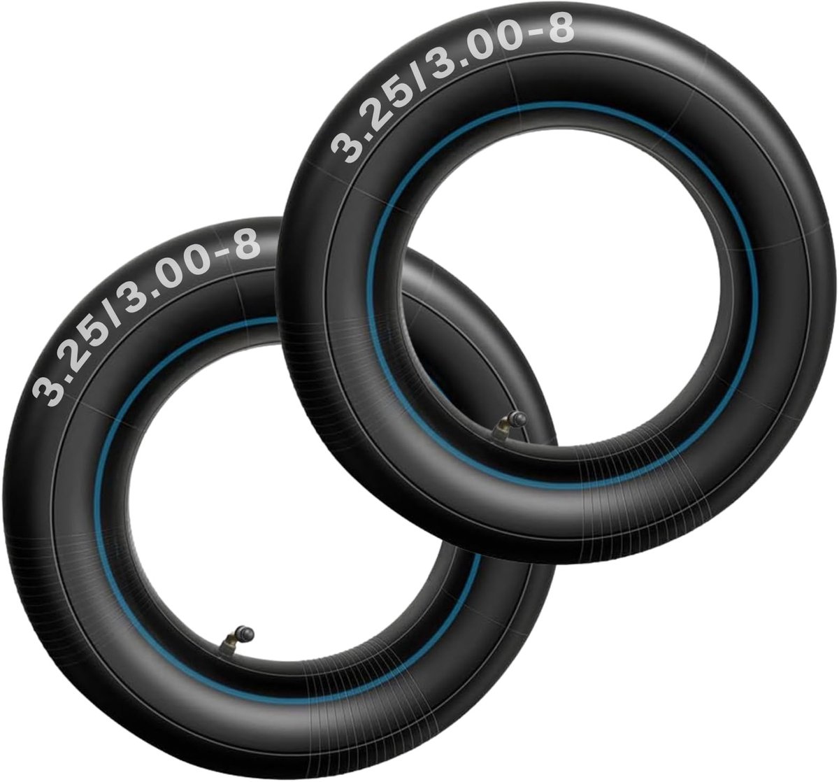 Omgoods - 2 Stuks Heavy Duty Inner Tubes 3.00/3.25-8 voor Pneumatische Wielen
