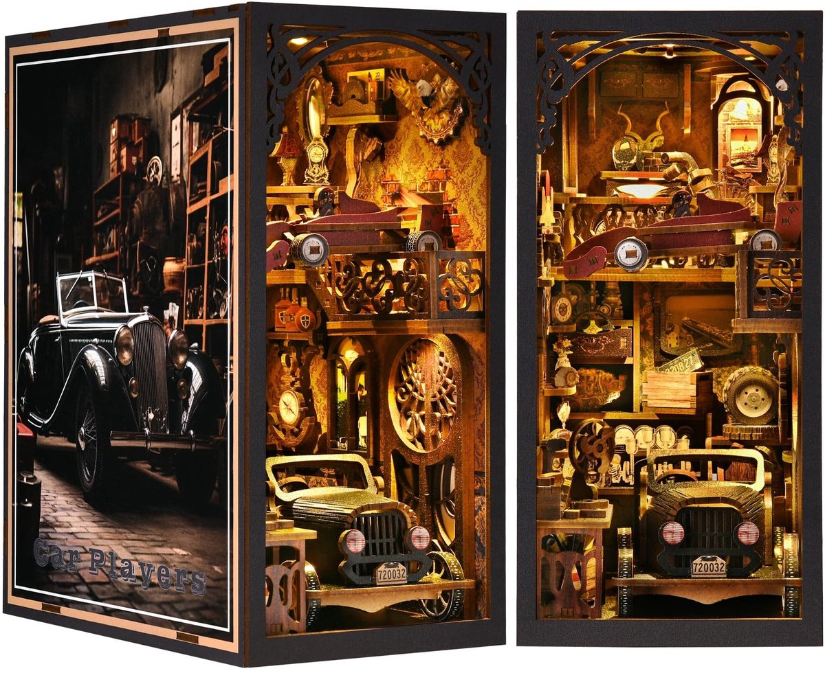 Omgoods - DIY Boek Nook Kit – Miniatuur Huis voor Volwassenen