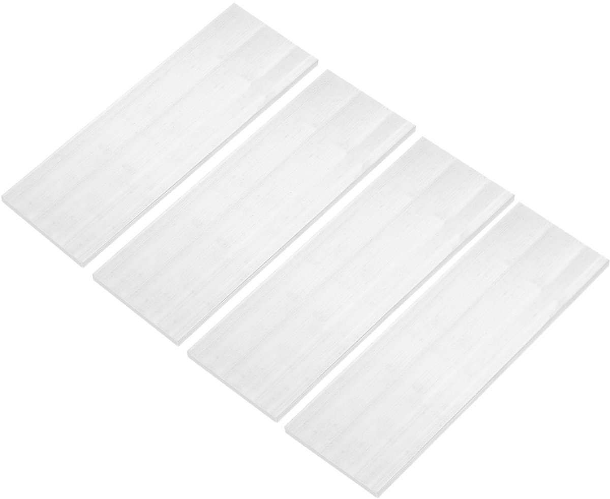 Omgoods - Aluminium Vierkante Staven Set van 4 - 6061 Legering, 1/4 Inch Dikte