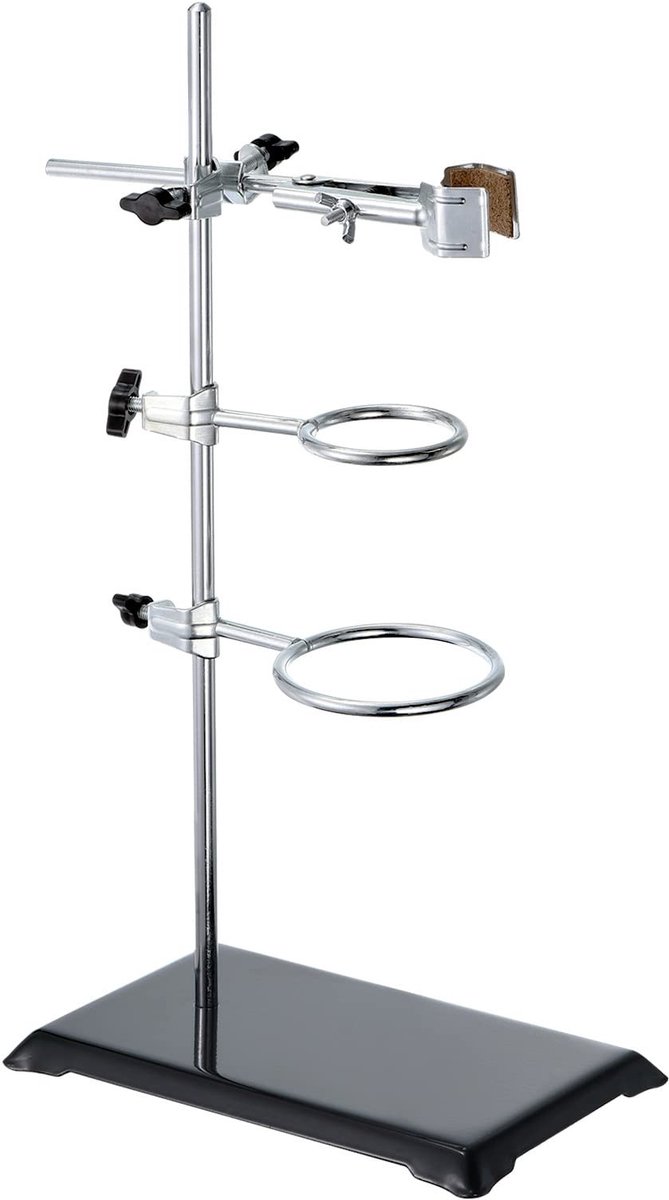 Omgoods - Laboratoriumhouder Set - 16 Inch Lab Houder en Tangen Set met 2 Autopian Ringen