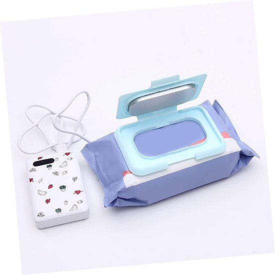 Allecto- Babydoekje Warmer Thermostaat Temperatuur - Dubbele Lagen Cover - Draagbare USB - Natte Wipe Heater - Voorkomen Verdamping - Comfortabel Gebruik. van Allecto — afbeelding 4