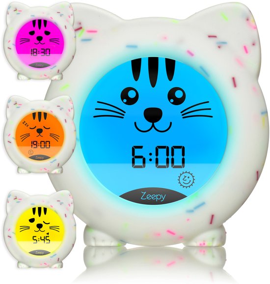 Zeepy - 4-fasen slaaptrainer voor kinderen - Kinderwekker - Oplaadbaar - Kip het Katje van Zeepy — afbeelding 5