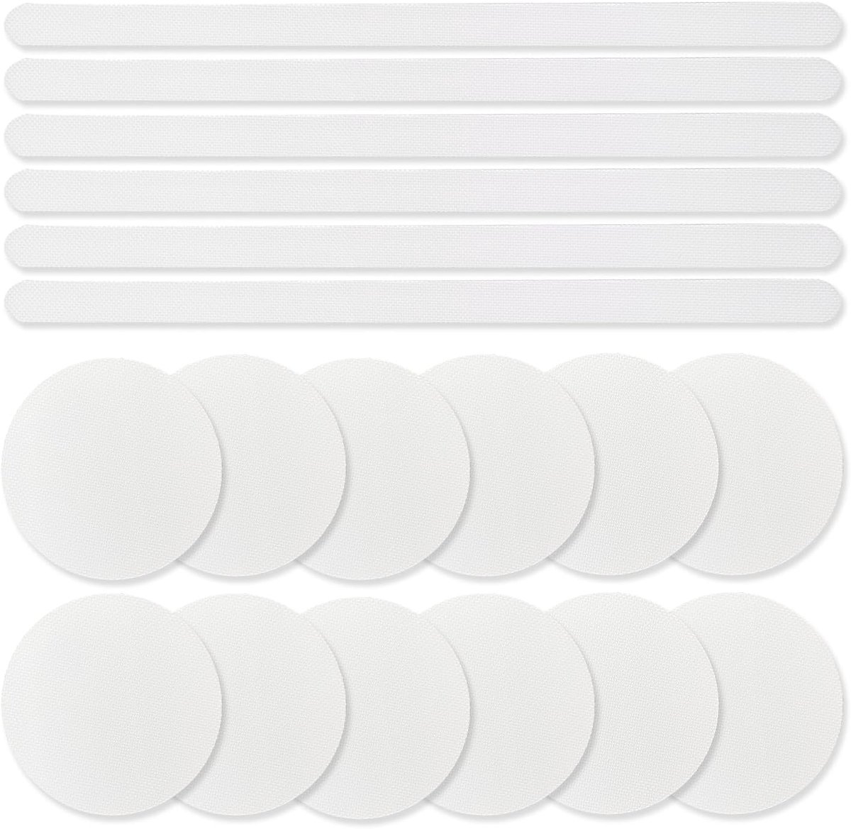 18 Stuks Antislipstickers Voor Badkuip,Stickers Voor Badkuip, Peva Antislip Douchestrips,Antislip Bescherming Voor Uw Badkuip, Badkamer,Trappen,Douche, Oppervlakken(Transparant,2 Stijlen)