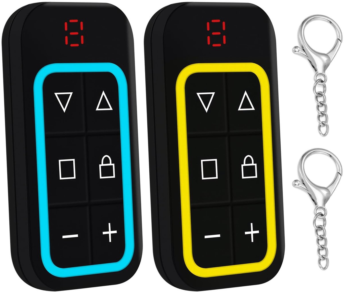 Omgoods - Set van 2 Draadloze Garagedeur Afstandsbedieningen - Universeel en Compatibel