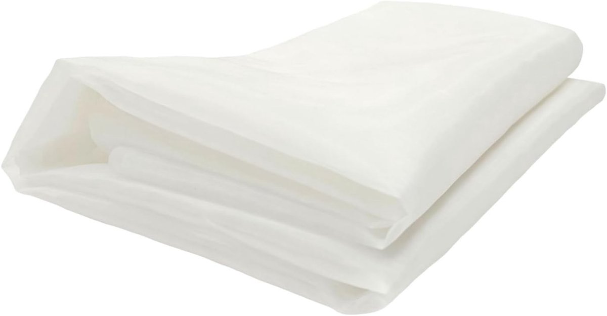 gaas wit Polyester - 120 Mesh/47T - 3 meter lang | 1,27 m breed 3 m per zak, voor textiel, kunststof, metaal & glas