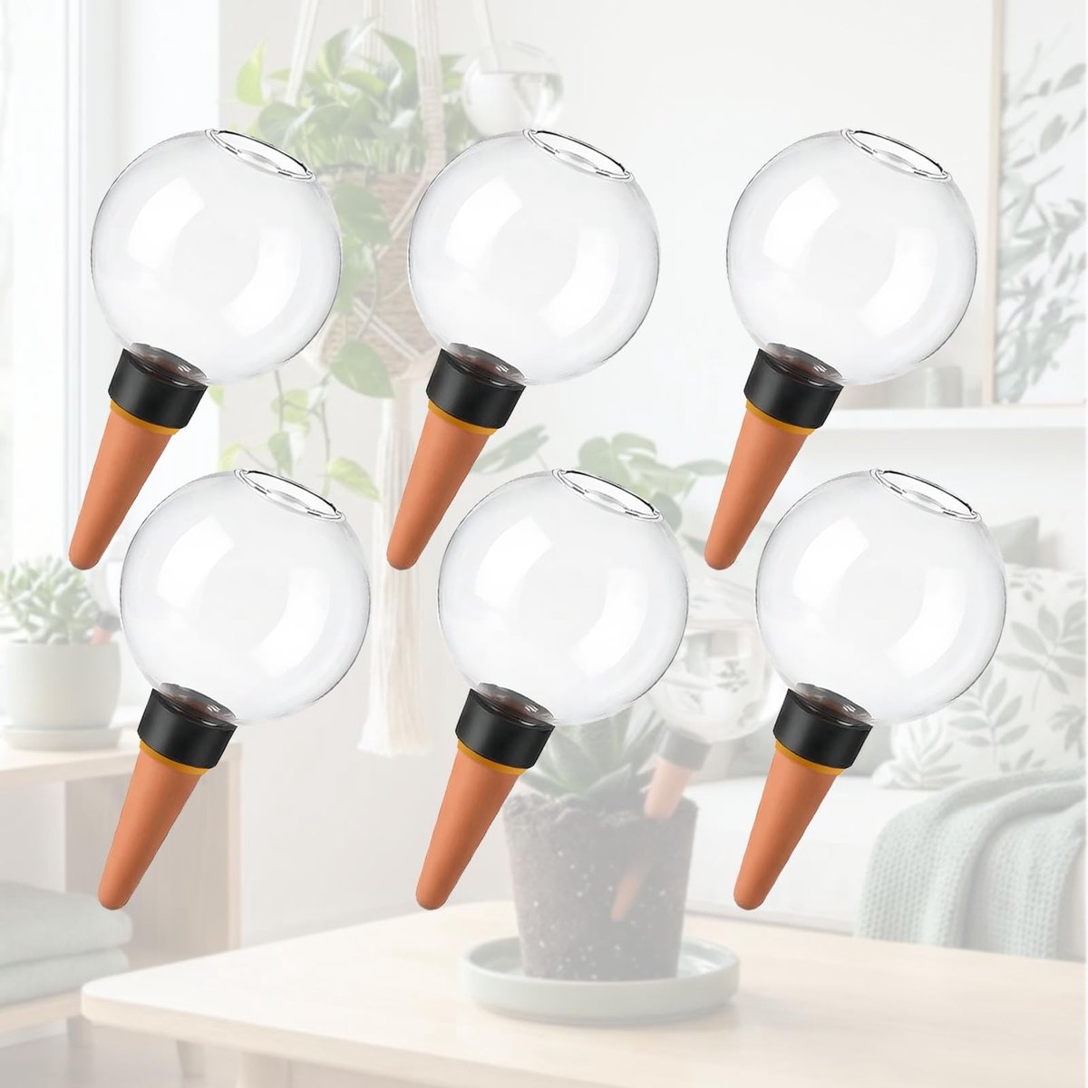 Omgoods - 6 Stuks Irrigatieballen voor Planten - Handige Watergeefoplossing