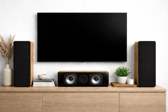 Center Luidspreker - Home Cinema Speaker - Film Geluid Verbeteren - Dubbele Woofer 5.25 Inch — afbeelding 3