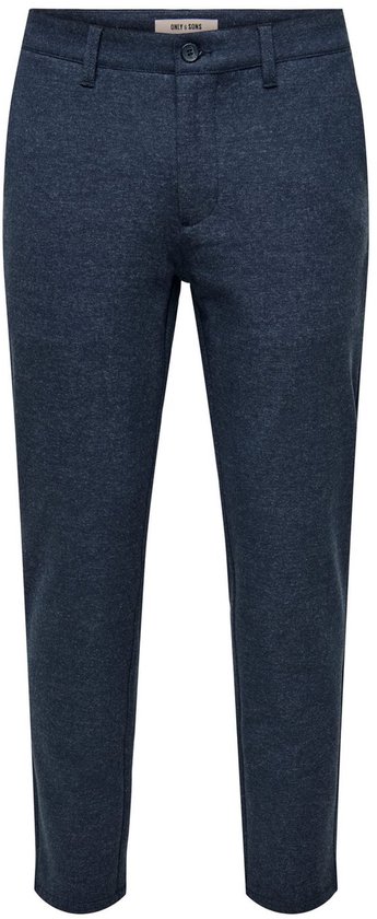 Only & Sons Heren Chino Broek slim Blauw 34W / 34L Volwassenen