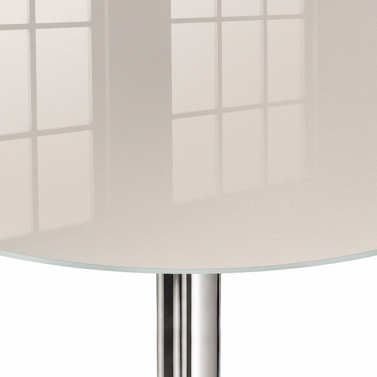 ArtPrintCave Beige steen Glazen Tafelblad fi70 cm - Tafelblad Rond - Romig Keukentafel - Achtergronden en patronen Terrastafel