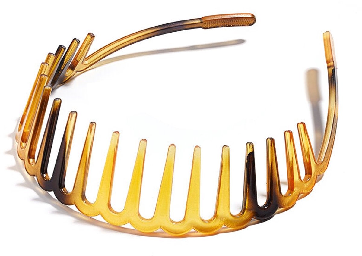 Elegant solid color hair bands for women - Bruin