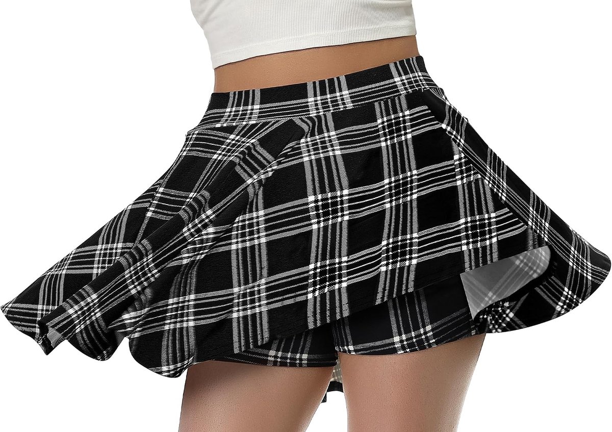 Rok voor dames, zomer, grote elasticiteit, casual, basic rok, A-lijn