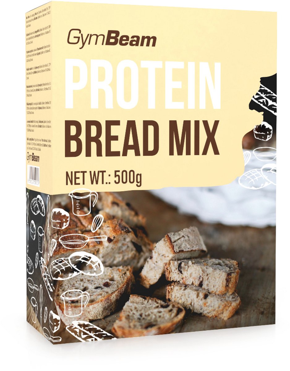 GymBeam Eiwitbroodmix 500 g natuurlijk