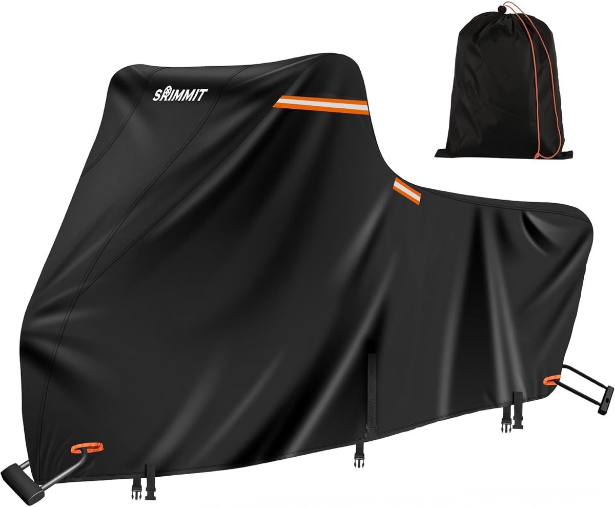 Motorhoes 420D Heavy Duty 3XL - Waterdicht - UV-bestendig - Bescherming tegen regen en stof - SnelShoppen
