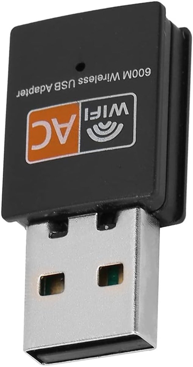 USB WiFi Adapter met 2DBI Antenne - Snelle Internetverbinding - Draagbare ontvanger voor TV en computer - ShopVlot