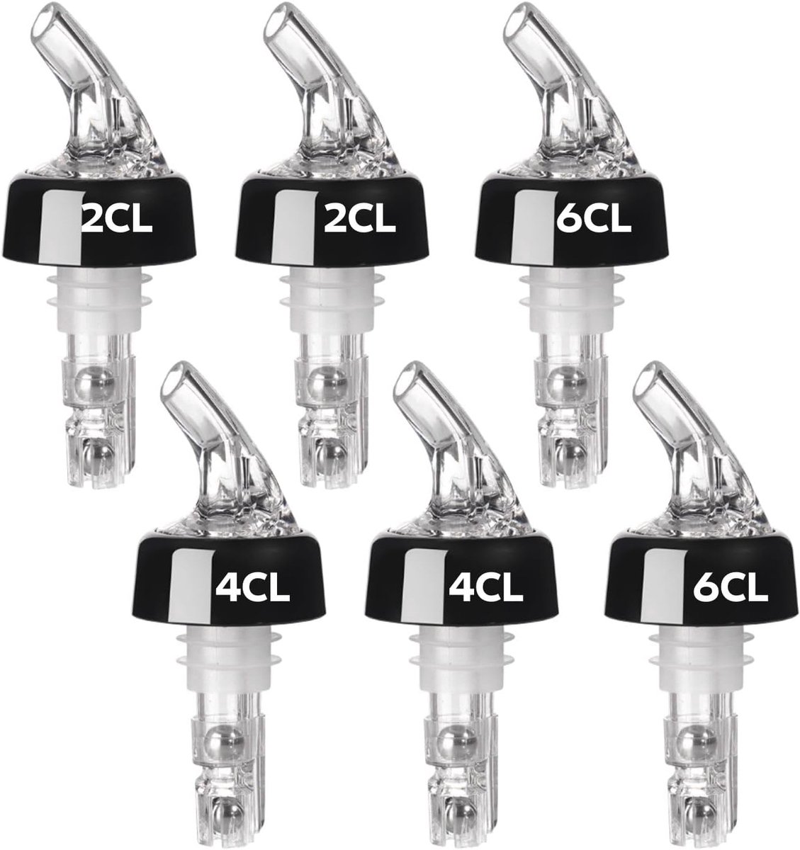 2/4/6 cl, borreldispenser, bar portioneerder, schenktuit sterke drank, schenktuit voor wijn, jenever, cocktails, koffie