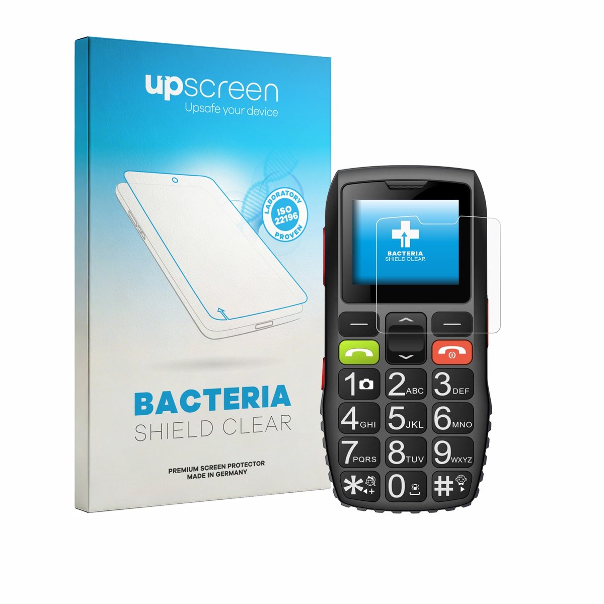 upscreen - Screenprotector voor artfone C1 - Folie Beschermfolie transparant antibacterieel