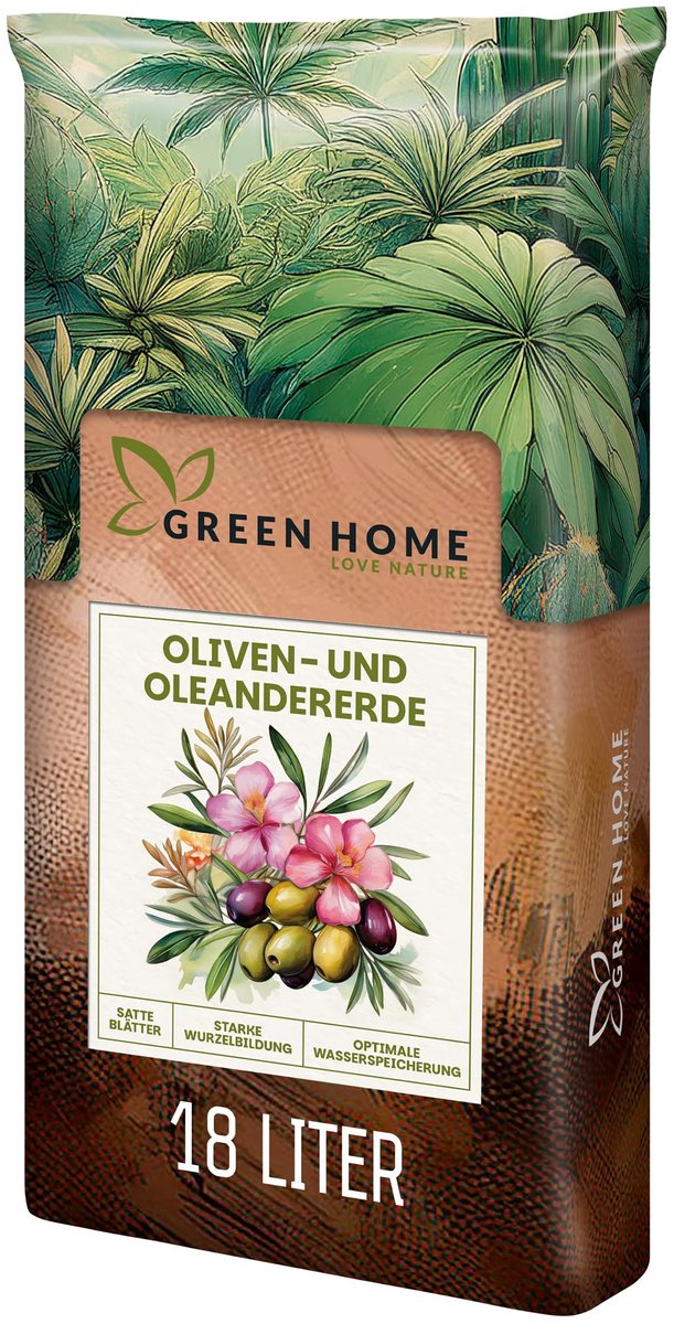 Green Home Love Nature Olijfboom en oleander potgrond - 18 liter - met perliet en langdurige NPK voeding