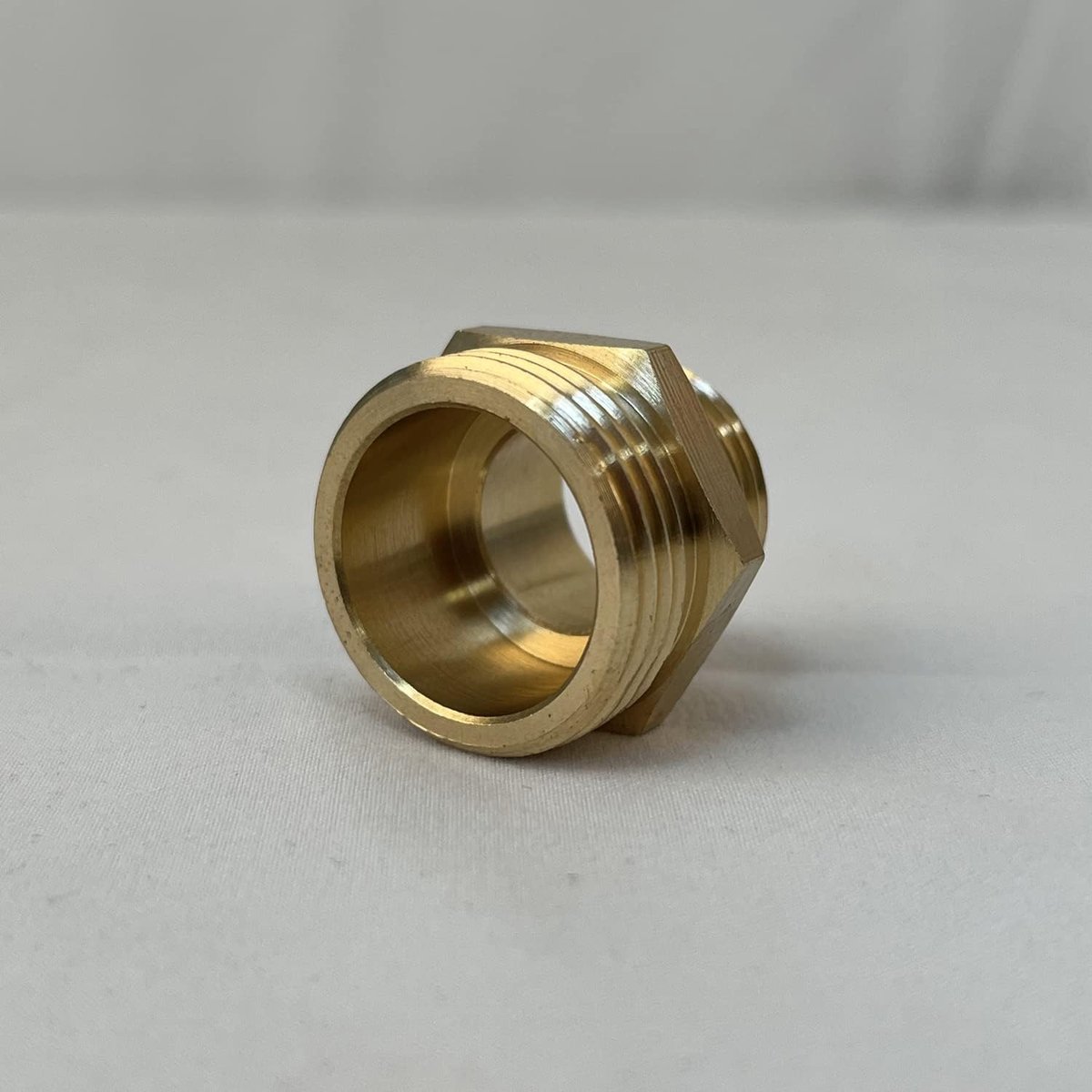 2141126 verloopnippel, messing, buitenschroefdraad, 50 x 60-33 x 42