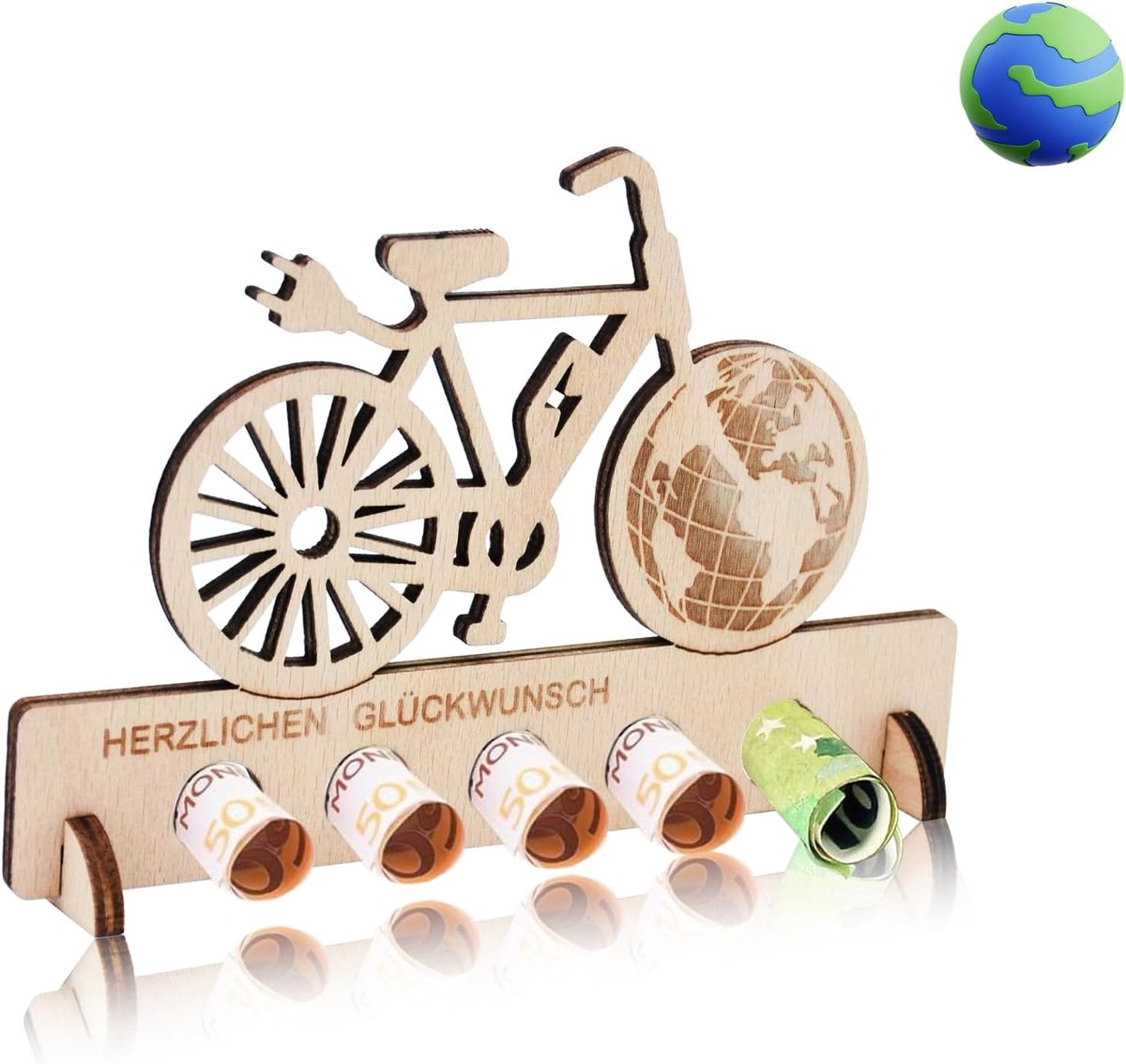 "Elektrofahrrad-Erinnerung: Schätze der Fahrt im Holz" - Kreative Raddeko-Kunst, perfect voor Jugendliche, Freunde, Familie, Vrouwen & Mannen