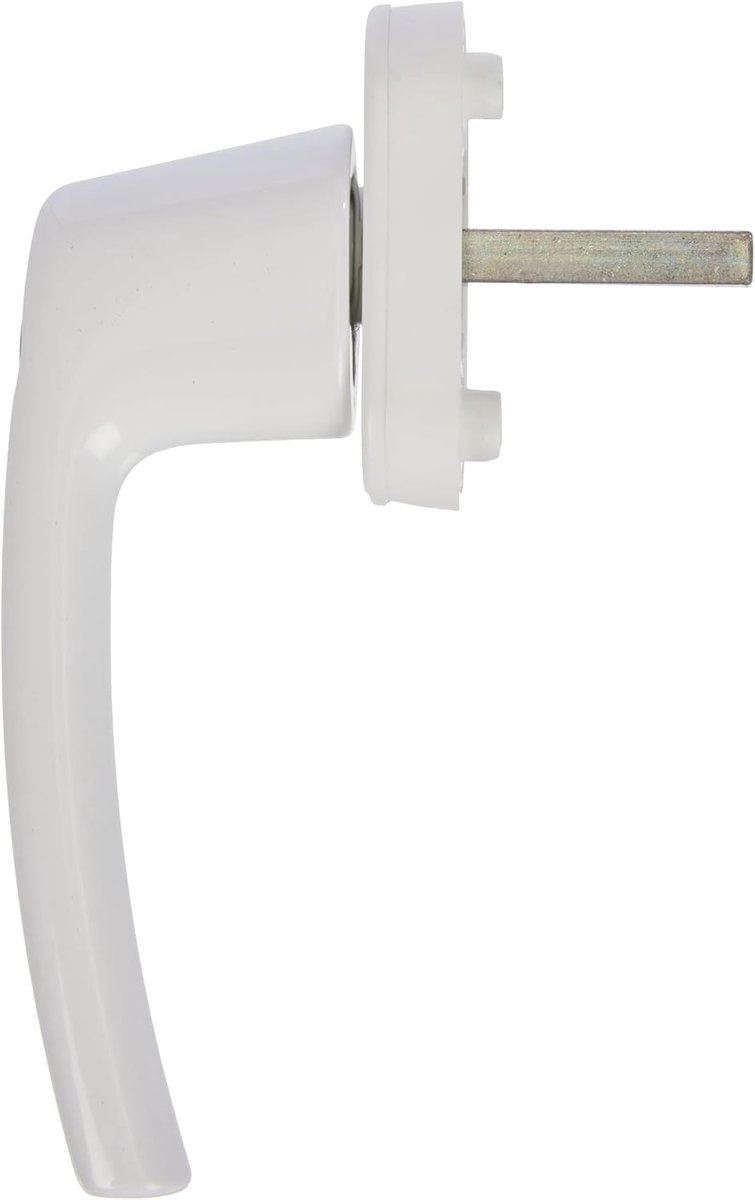Roto Line, afsluitbaar, 40 Nm, verkeerswit, met schroeven, vierkante stift 7 x 37 mm
