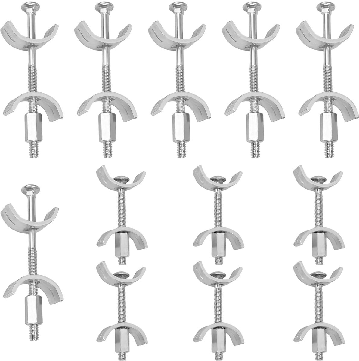 12 stuks keukenwerkblad, verbindingselementen, meubels, verbindingsstukken, bouten, werkblad, Joint Connectors, accessoires voor keukenwerkbladen, barcounters (65 mm, 100 mm)