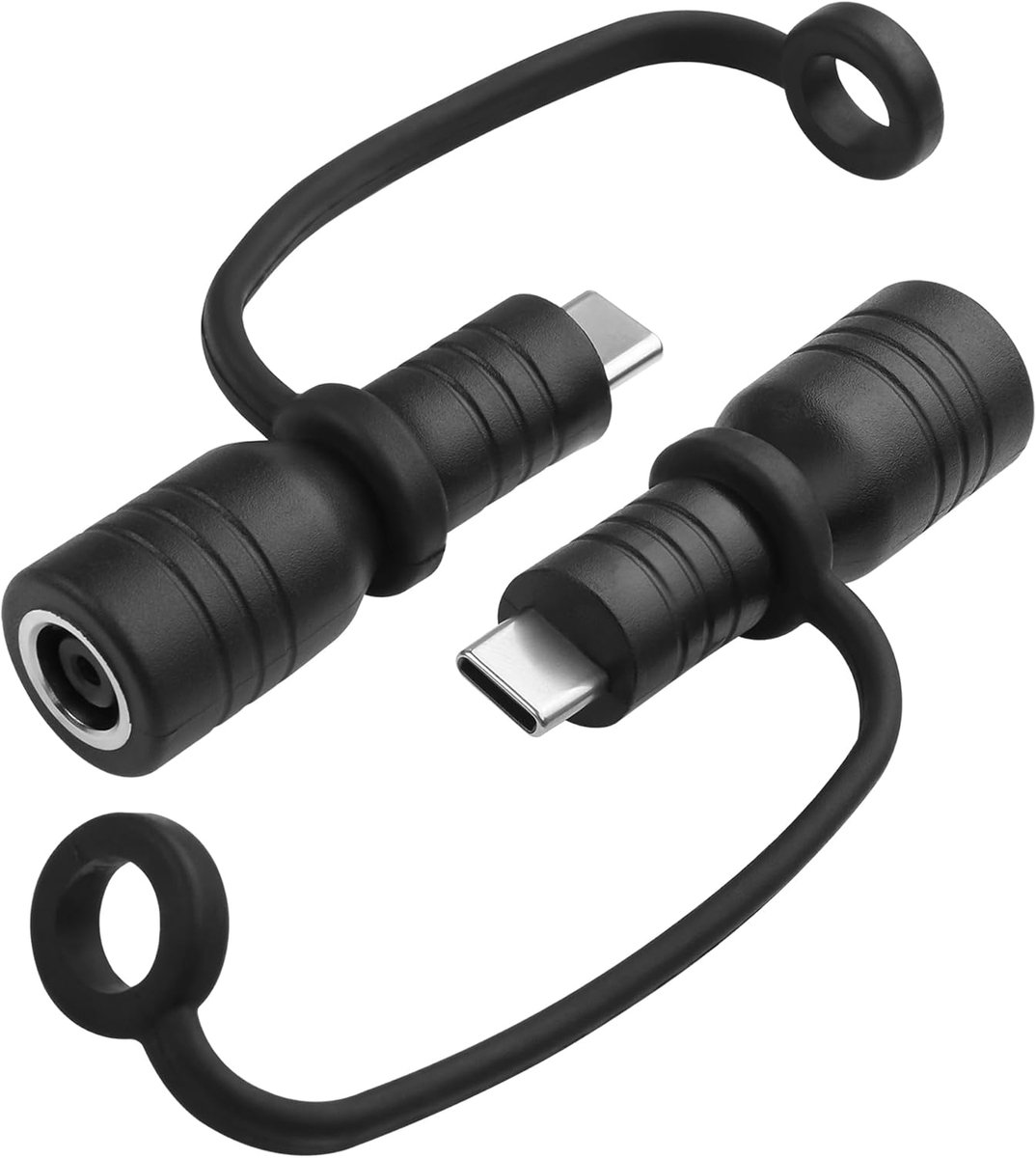 2 STKS DC8020 naar USB-C Adapter 5V 2A 10W, DC8020 Vrouwelijke naar Type C Adapter voor Solar RV Draagbare Power Station
